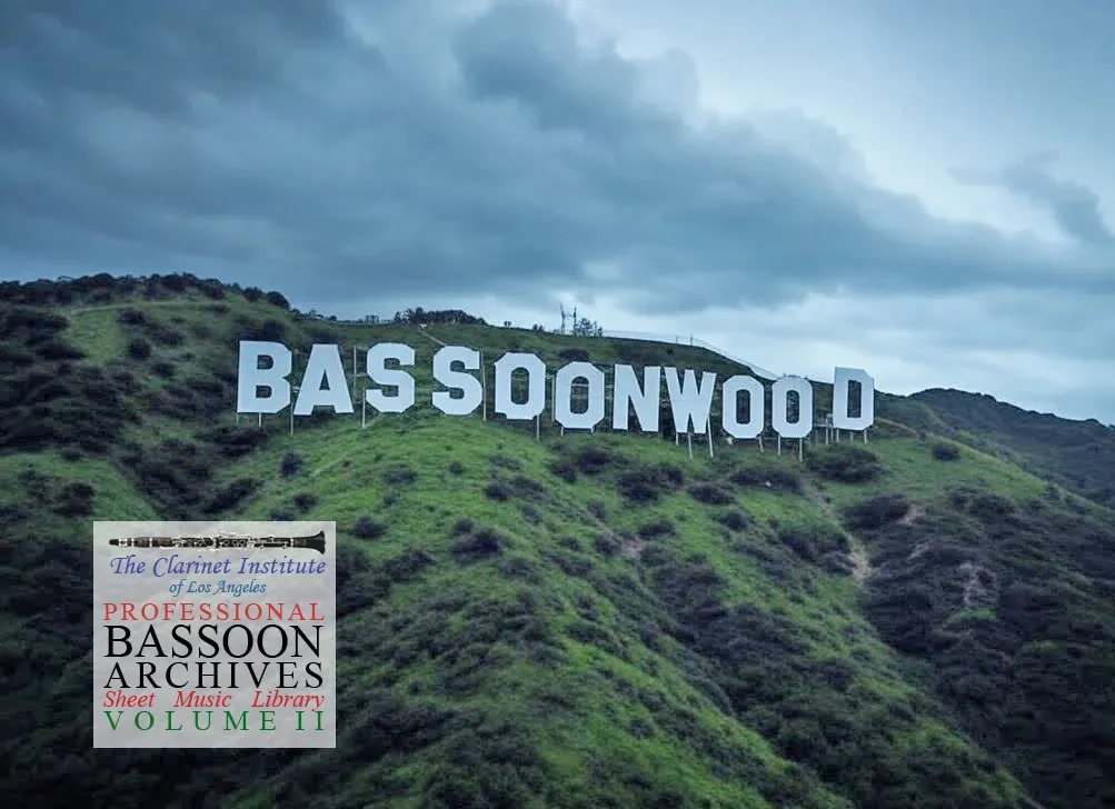 Bassoon Sheet Music Archive, Vol. 2 Disk or Flash Drive