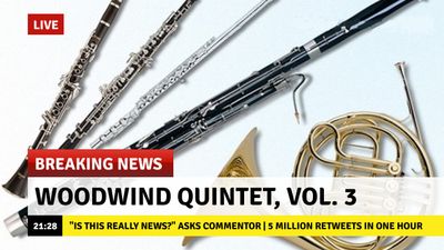 Woodwind Quintet Sheet Music Archive, Vol. 3 Disk or Flash Drive