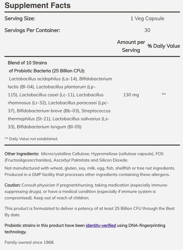 Probiotic-10 25 Billion
