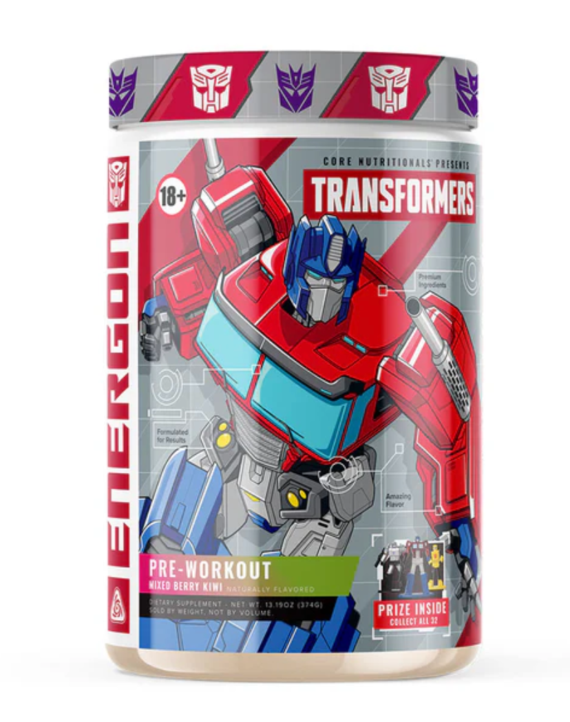 Nutritionals x Transformers, Flavor: Mixed Berry Kiwi