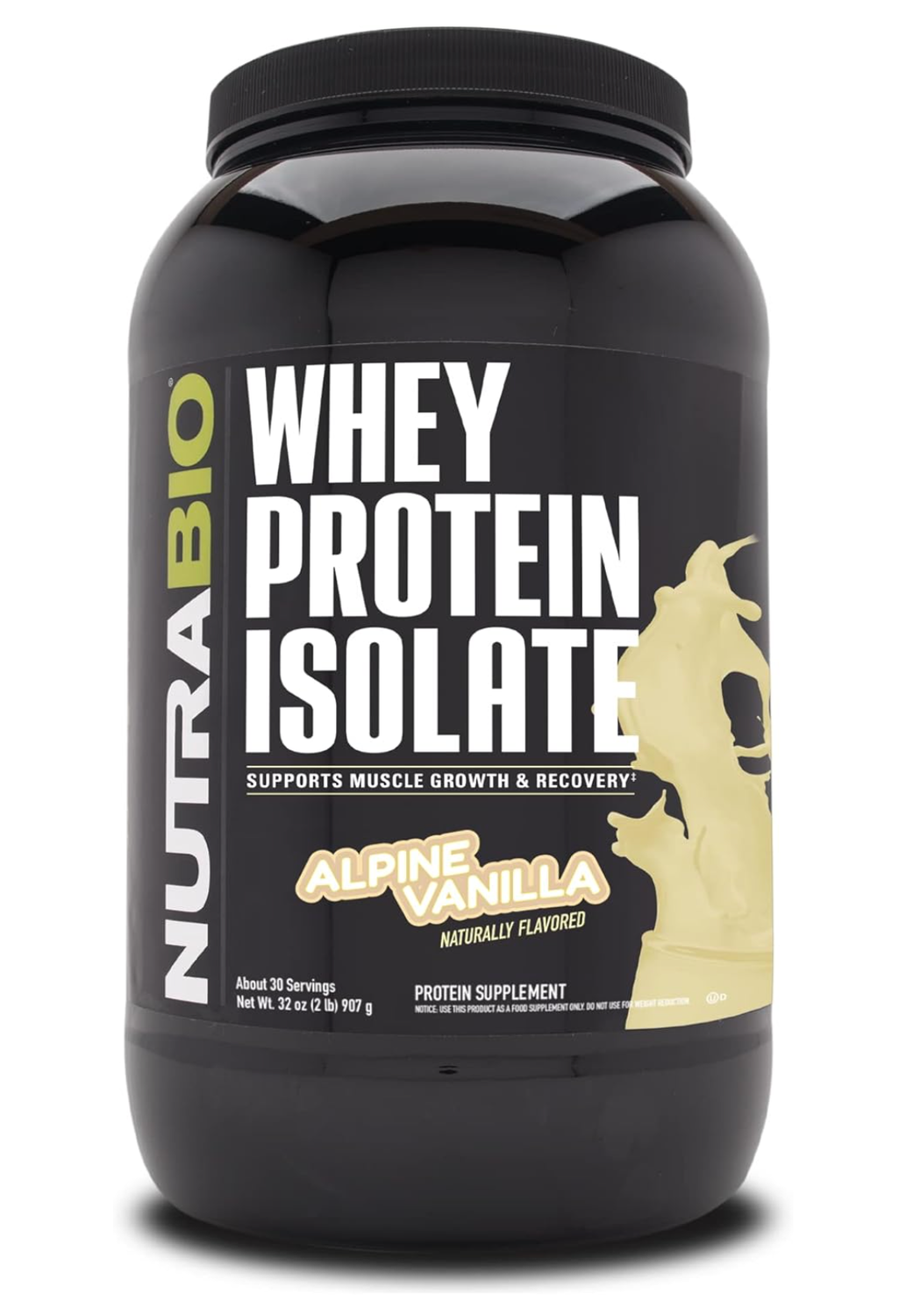 Whey Protein Isolate, Flavor: Alpine Vanilla