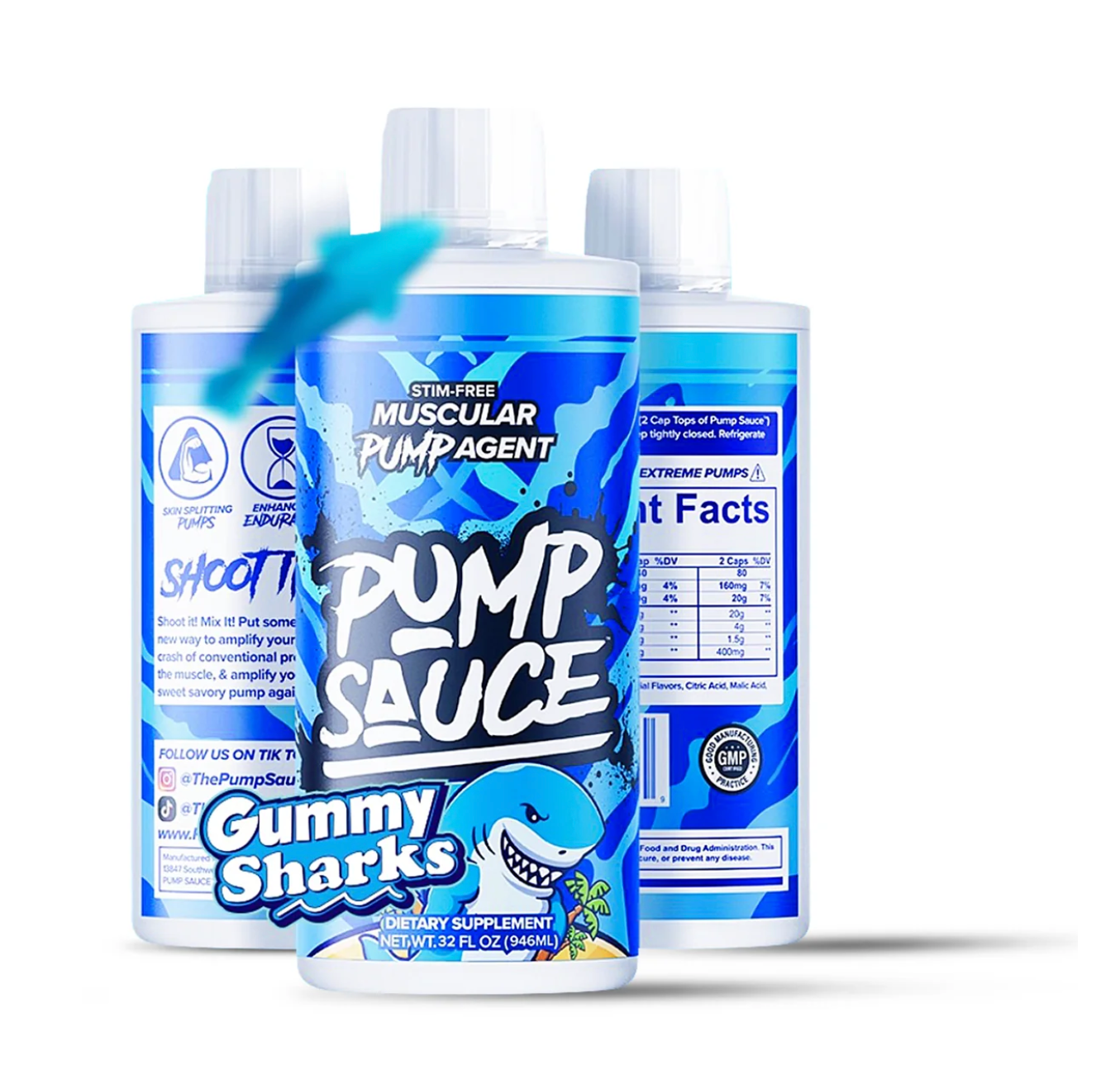 Pump Sauce, Flavor: Gummy Sharks