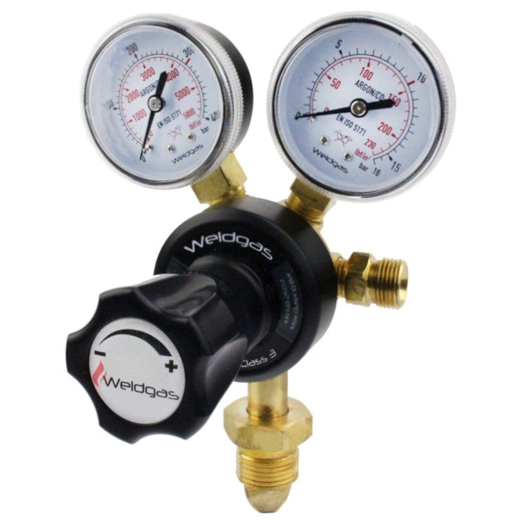 Weldgas Single Stage 2 Gauge Inert Gas  Regulator (Nevoc Fitting)