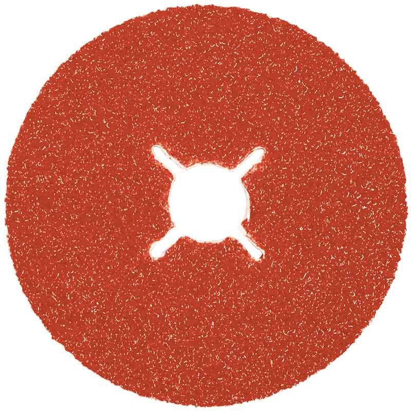 Abracs Ceramic Fibre Disc 115mm (25pk), Grit: 36 GRIT