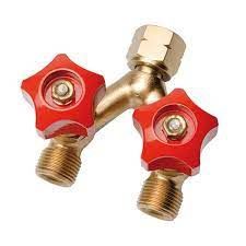 Right Hand Double Outlet Connector