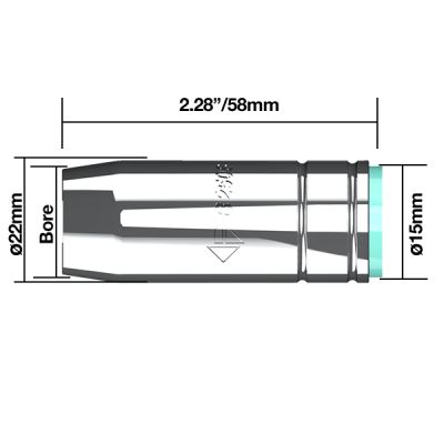 B2508 Conical Nozzle 19/32" (15mm)