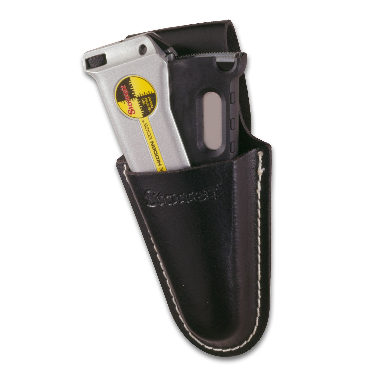 Starrett Leather Belt Holster for Hidden Edge Safety Knife