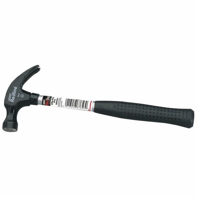 Claw Hammer with Steel Shaft 225g/8oz (Redline)