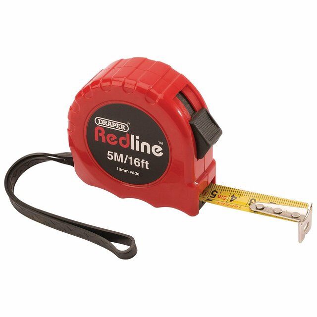 5m Measuring Tape (Redline)