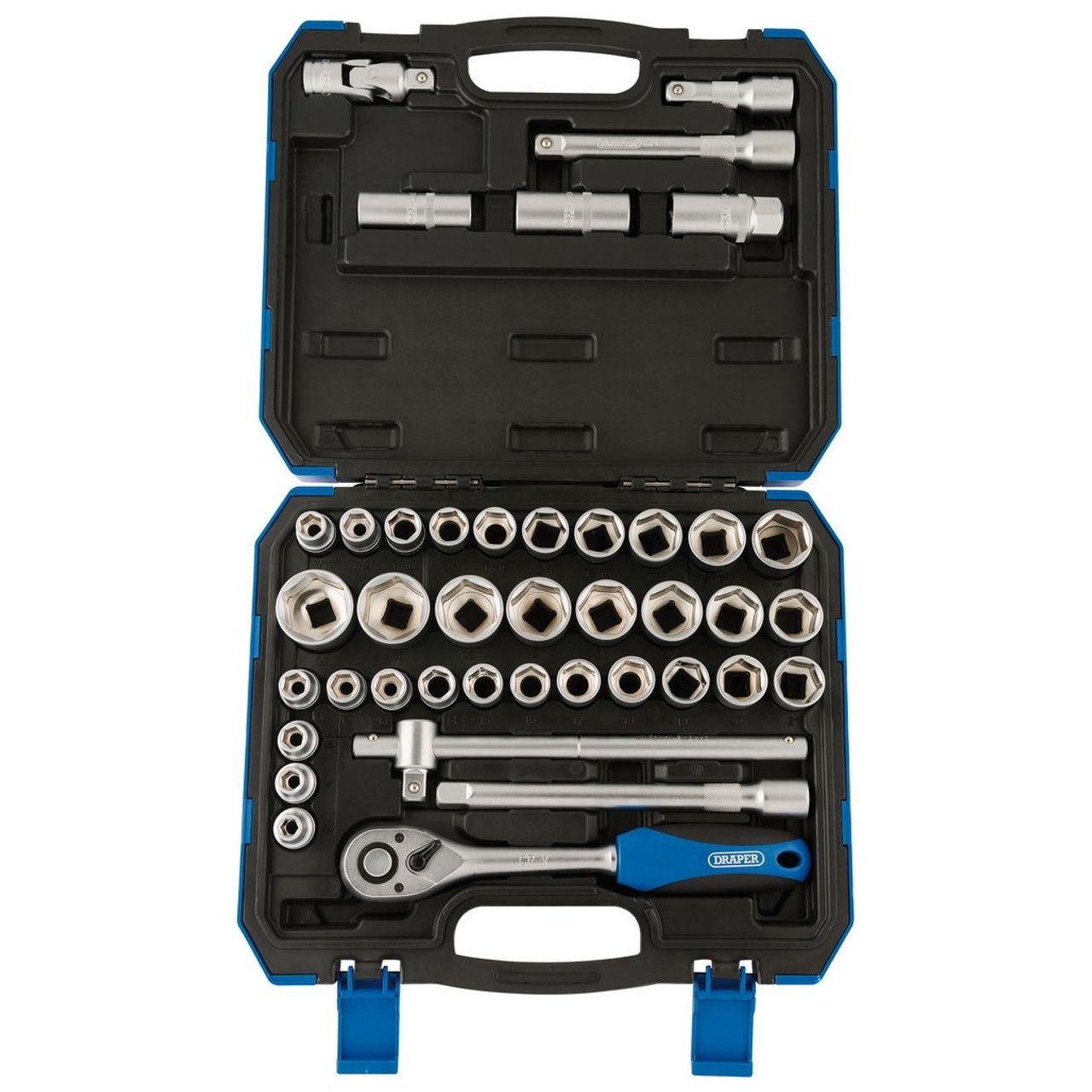 Combined MM/AF Socket Set, 1/2" Sq. Dr. (41pc)