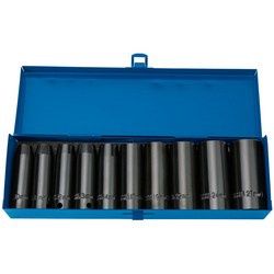 Draper Expert HI-TORQ® Metric Deep Impact Socket Set 1/2" Sq. Dr. (10pc)