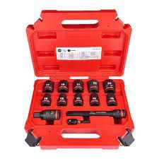 Milwaukee 13pc Shockwave Socket set (1/2" Standard)