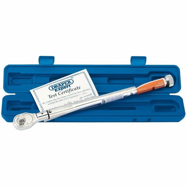 Draper Expert Precision Torque Wrench 1/2" Sq. Dr. 30 - 100Nm