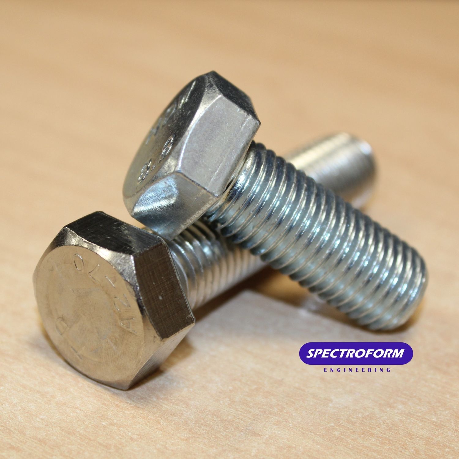 M12 x 65 Hex Set Screw BZP (10pk)