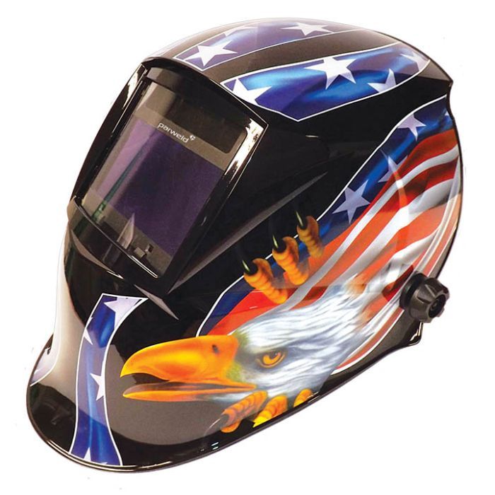 True Colour Light Reactive Weld &amp; Grind Helmet (Eagle)