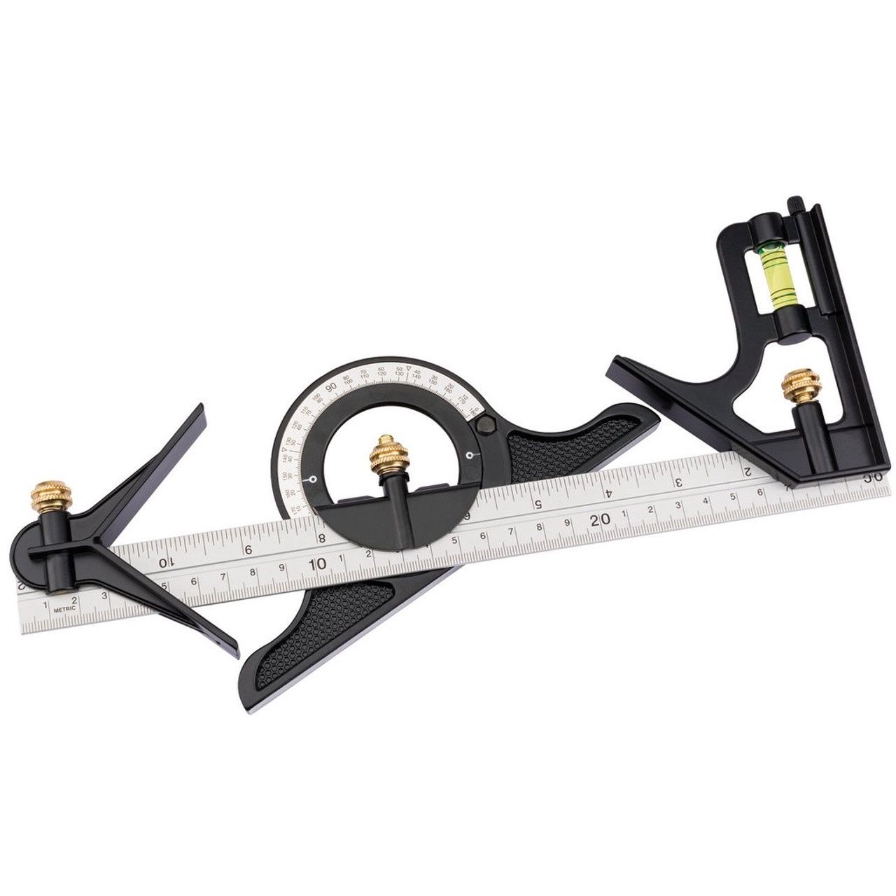 Combination Square with Centre Head and Protractor 300mm