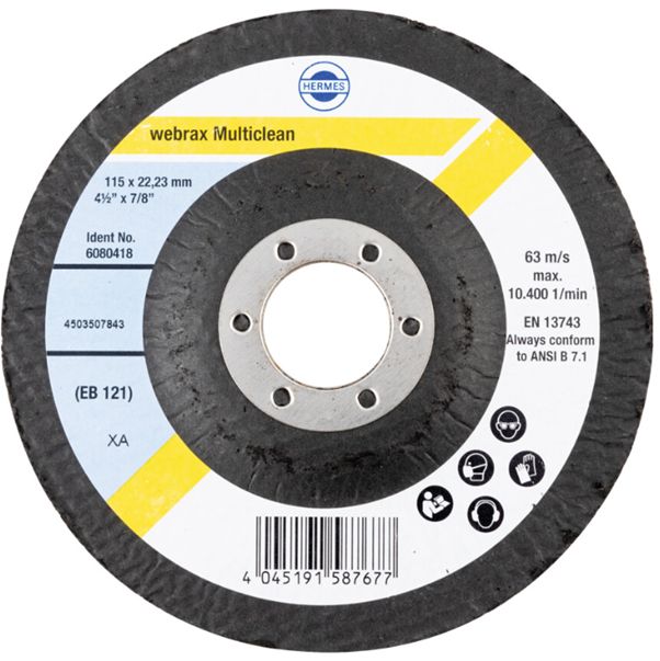 Hermes115mm Webrax Multiclean Stripping Disc