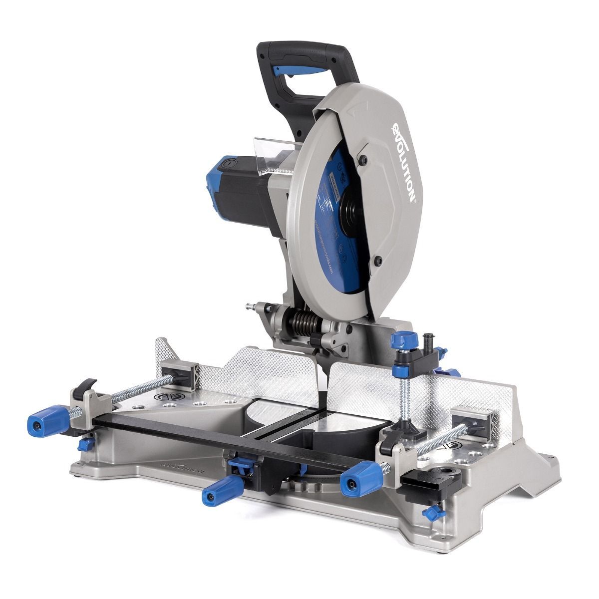 Evolution S355MCS 355mm Mitre Chop Saw Heavy Duty Metal Cutting 240V
