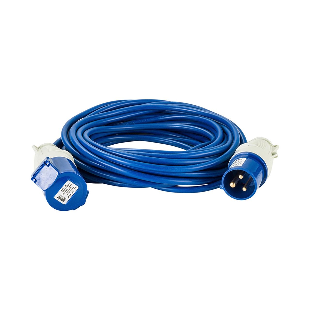 Extension Lead Blue 1.5mm (16A 14m 230V)