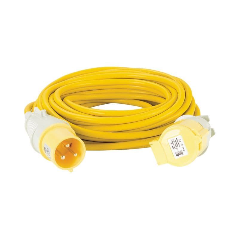 Extension lead Yellow 4mm (32A 14m 110v)