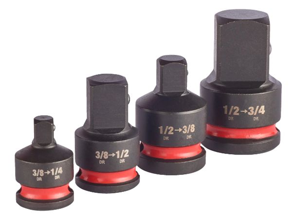 Milwaukee Impact Socket Adaptor 4pk