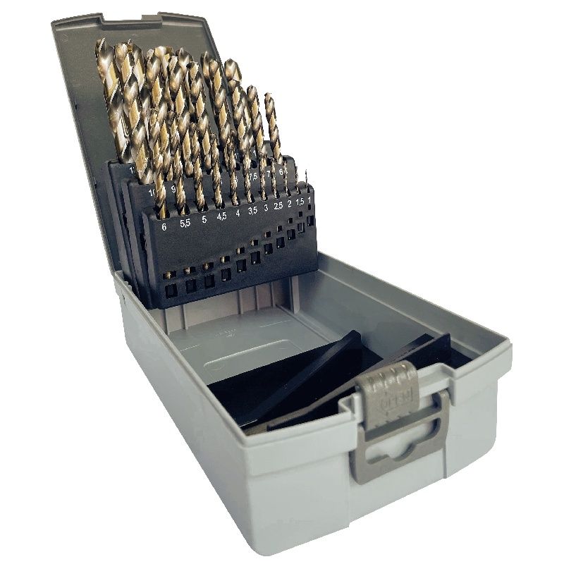 Cobalt 1-13mm Jobber Drills Set (25pc)