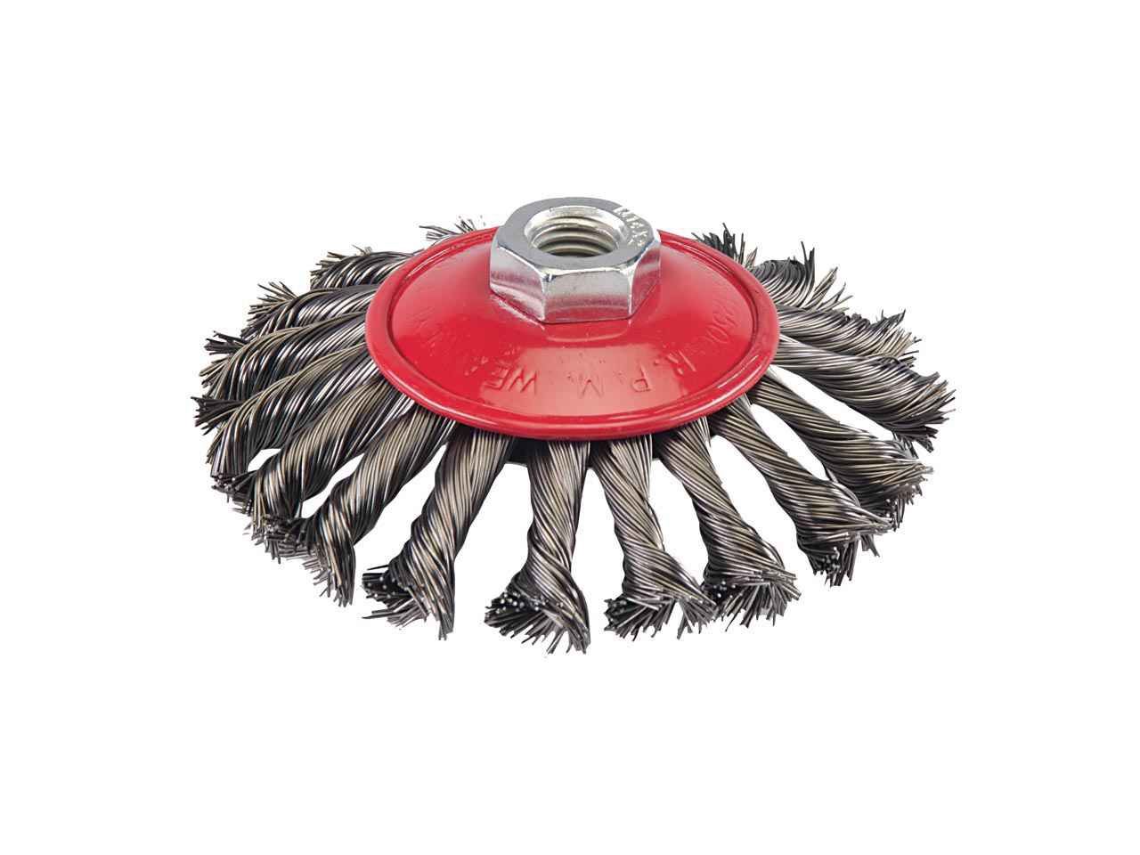 Silverline Steel Twist-Knot Brush 115mm