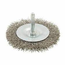 Silverline Rotary Stainless Steel Wire Wheel Brush 75mm