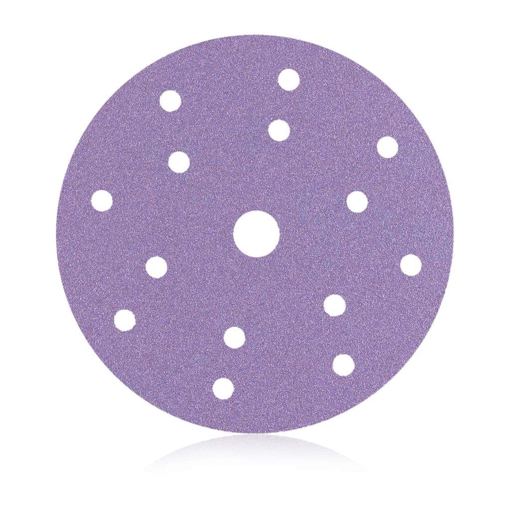 740 Ceramic Line Velour Disc (7 Hole), Grit: 150mm (P60 Grit)