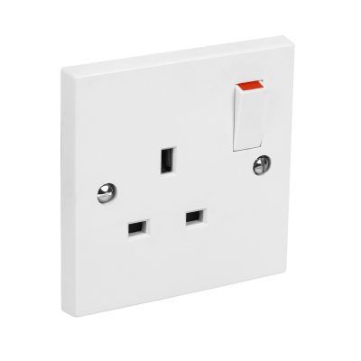 1 Gang Switched Socket 13amp