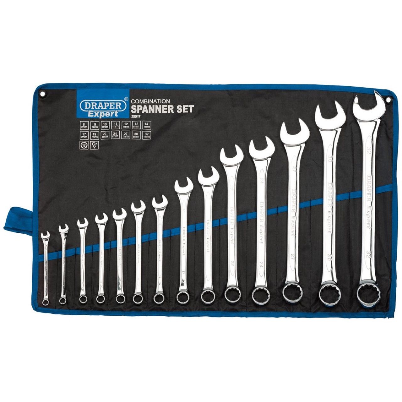 Draper Expert HI-TORQ® Metric Combination Spanner Set (14 Piece)