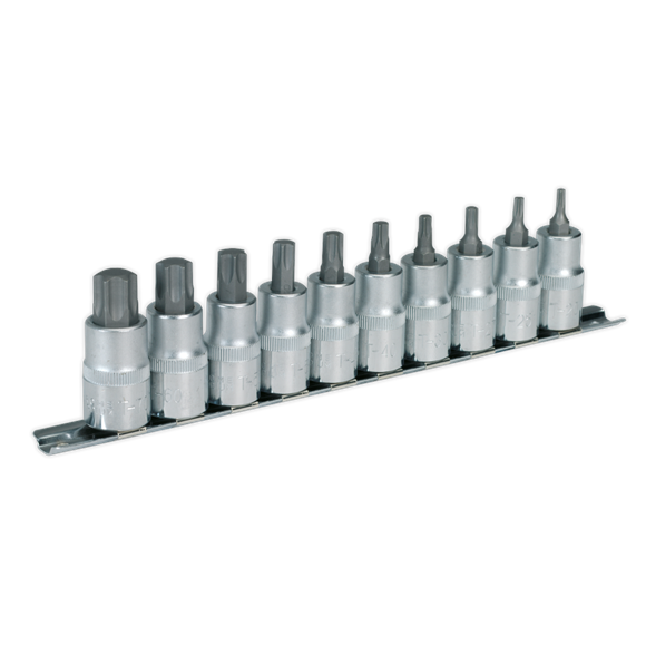 Sealey Premier TRX-Star* Socket Bit Set 1/2"Sq Drive (10pc)