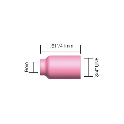 54N19 Gas Lens Cup 1/16" (18mm)