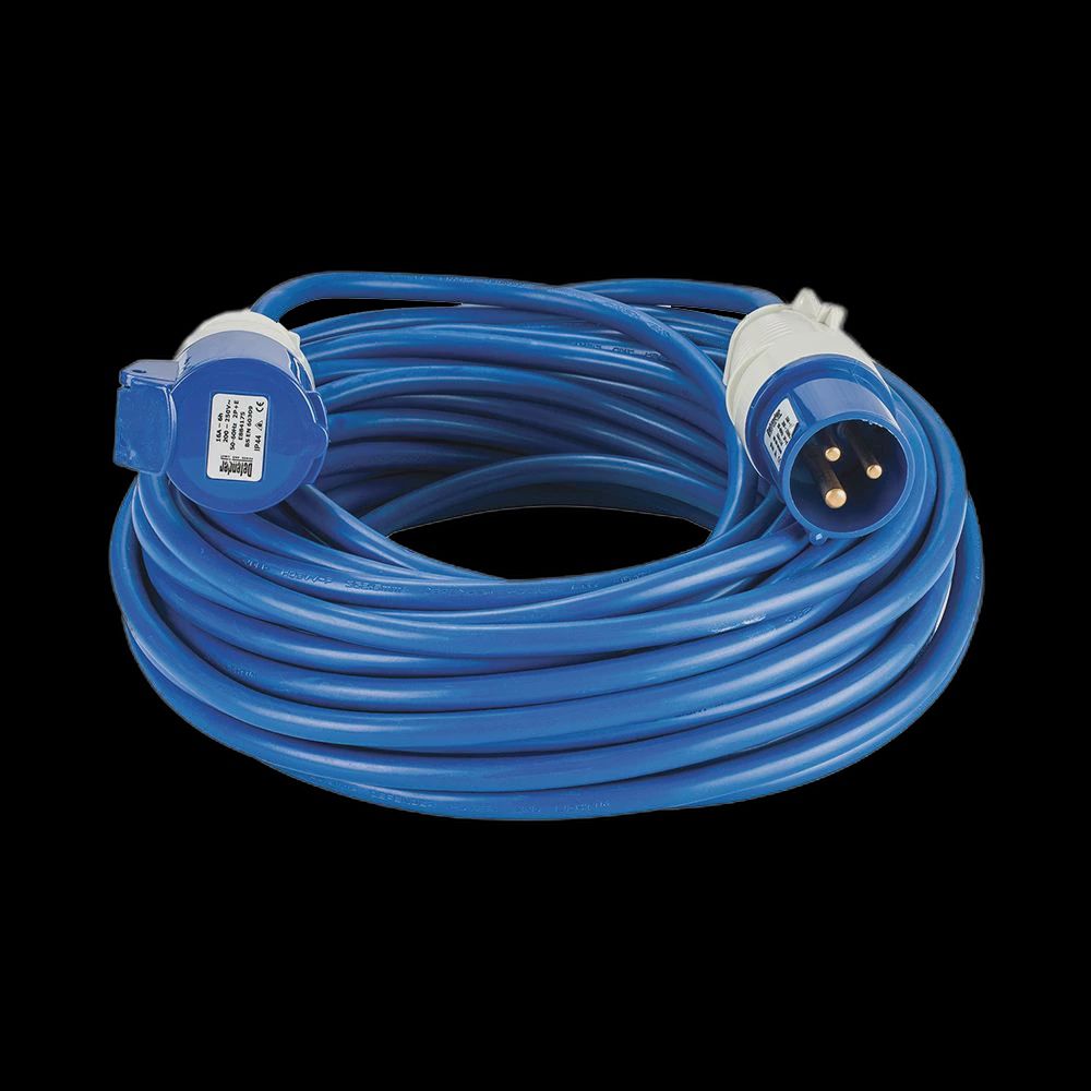 Extension Lead Blue 2.5mm2 (16A 25m 230V)