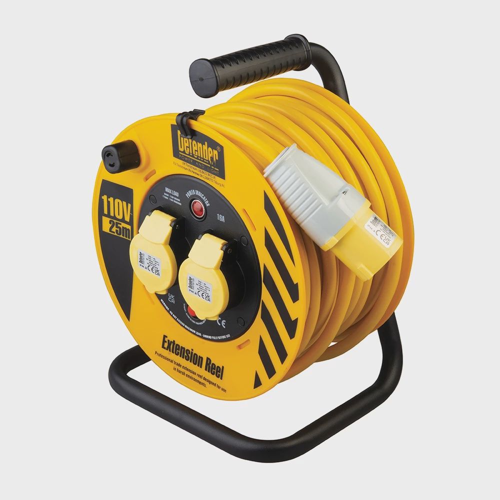 Industrial Cable Reel  2-Way (16A 110V 25m)