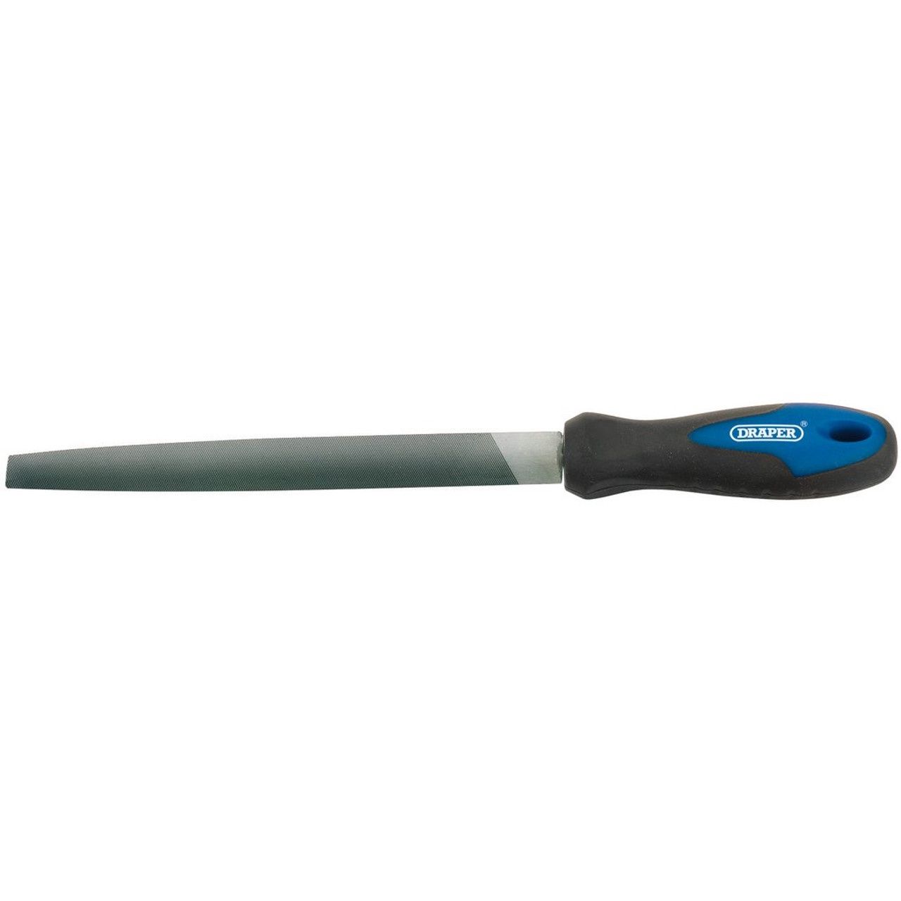 Draper Engineers Half Round Second Cut File with Soft Grip Handle (200mm)