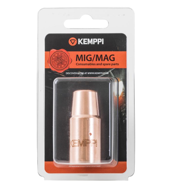 Kemppi Gas Nozzle Thread L57/OD25/D15