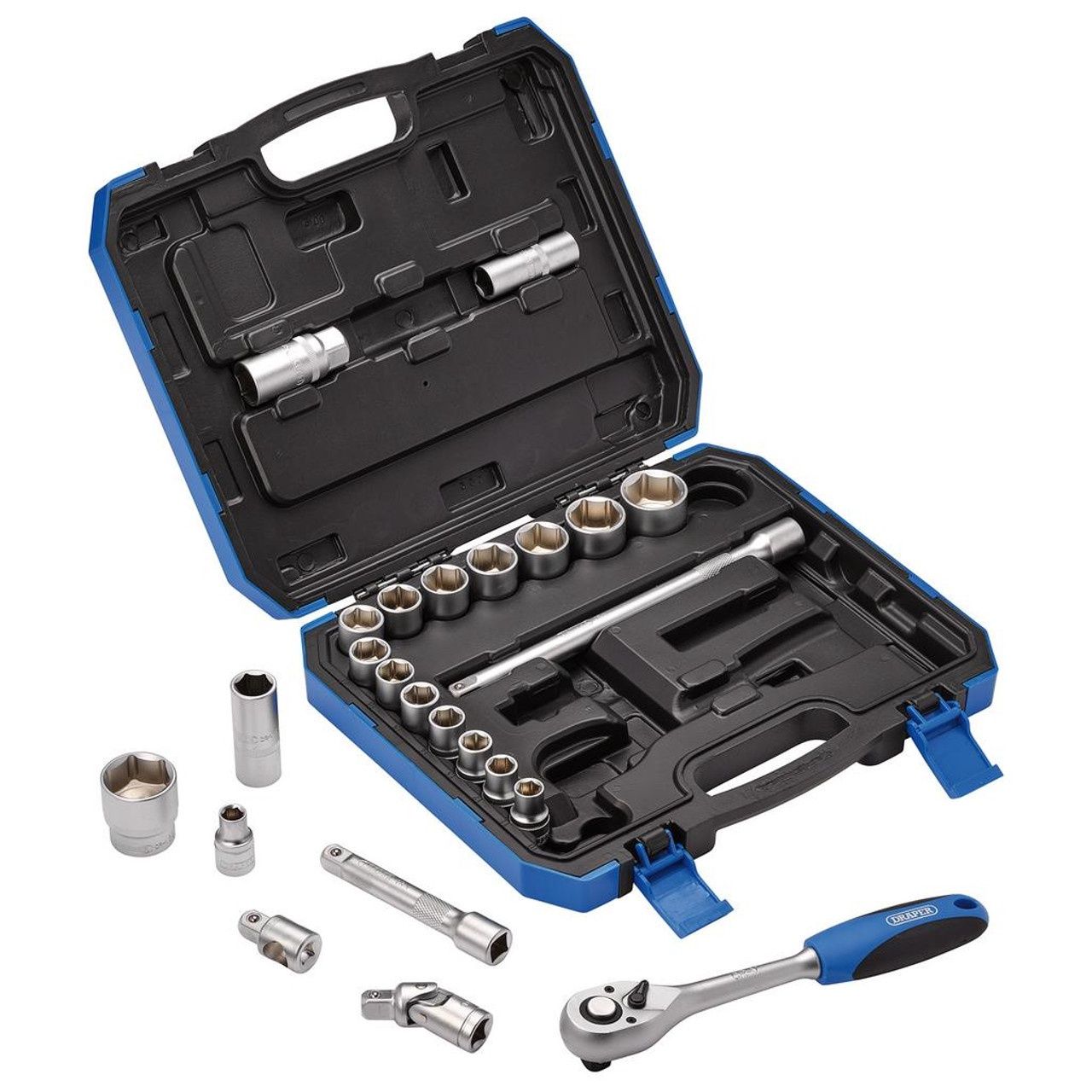 Draper Metric Socket Set 1/2" Sq Dr (24 Piece)
