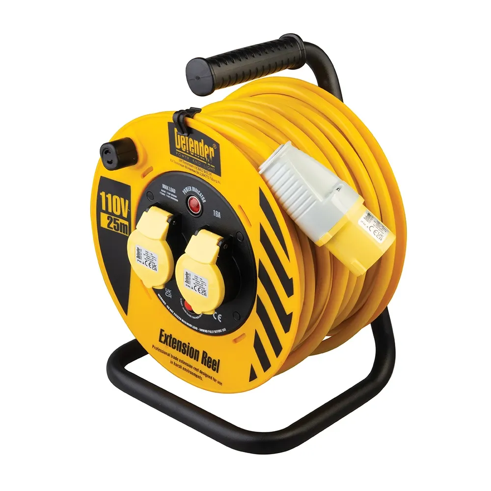 Industrial Cable Reel 2-Way (16A 110V 25m) Industrial Cable Reel 2-Way (16A 110V 25m)