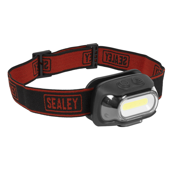 Sealey Rechargeable Head Torch with Auto-Sensor 8W COB LED Sealey Rechargeable Head Torch with Auto-Sensor 8W COB LED