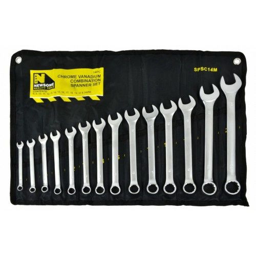Newsome Tools Metric Combination Spanner Set (14pc)