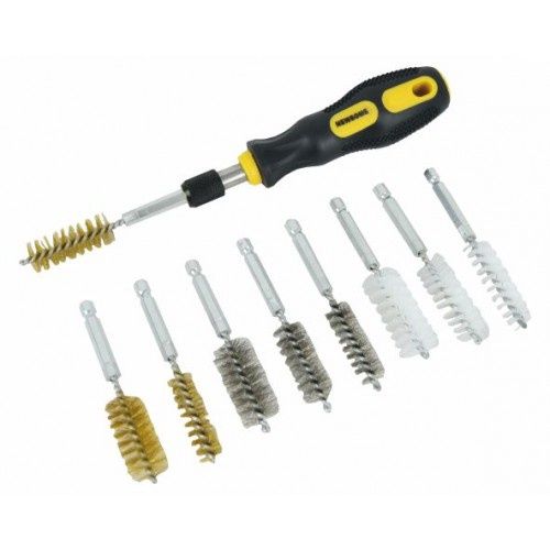 Newsome Tools Wire Brush Set With Handle (10pc)