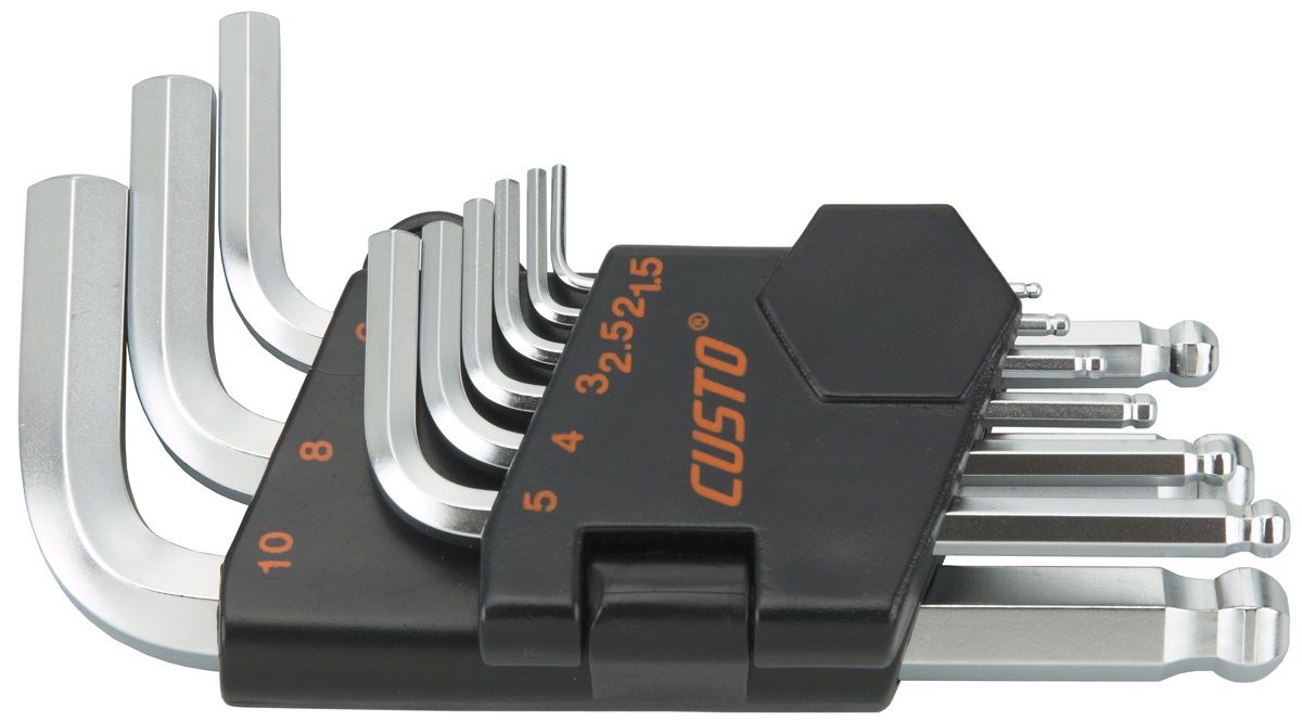 Hex Ball Key Wrench Set (9pc)