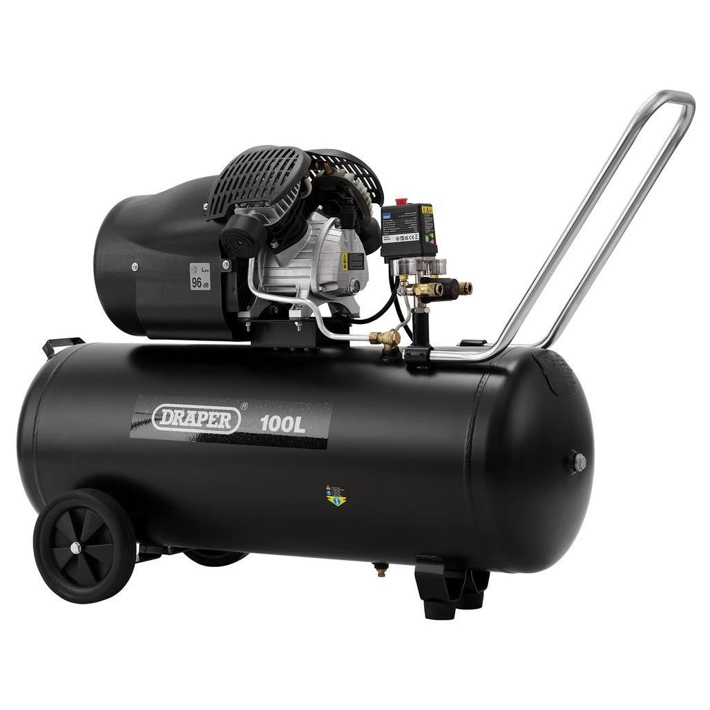 Draper 230V 24L Direct Drive Air Compressor, 1.5kW/2hp