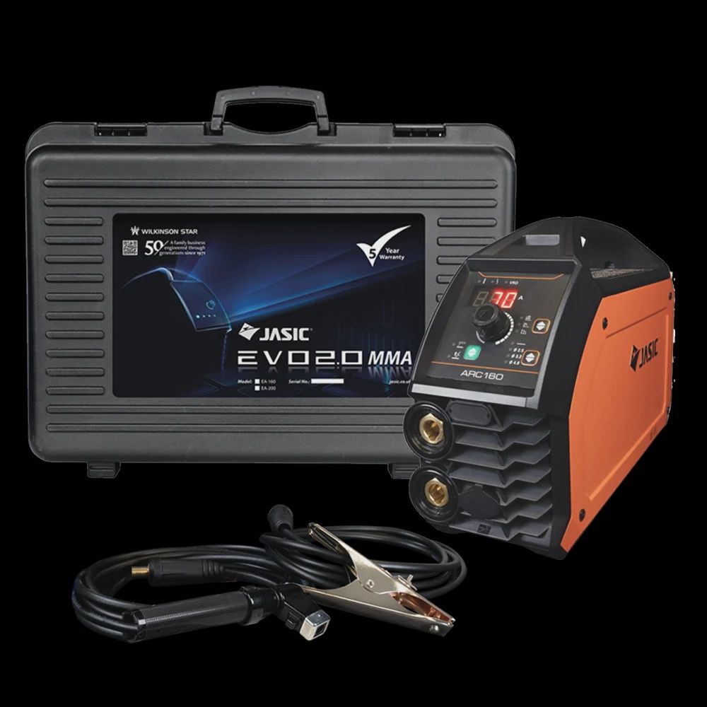 Jasic EVO Power Arc 160 c/w Case &amp; Leads