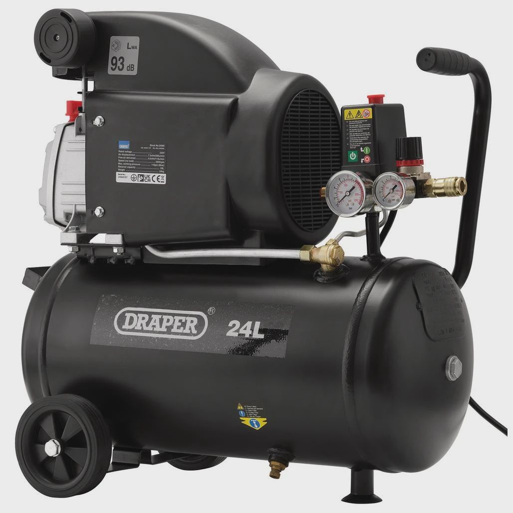 230V 24L Direct Drive Air Compressor, 1.5kW/2hp