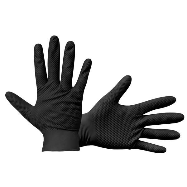 Sumogrip Powder Free Nitrile Disposable Glove Black Large (50pk)