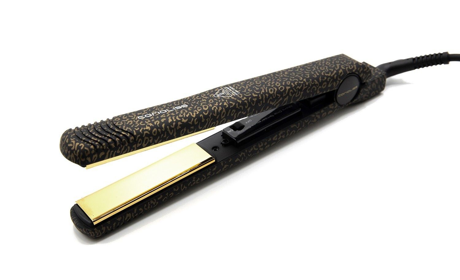 Plancha Del Pelo C style Gold Leopard Soft Touch