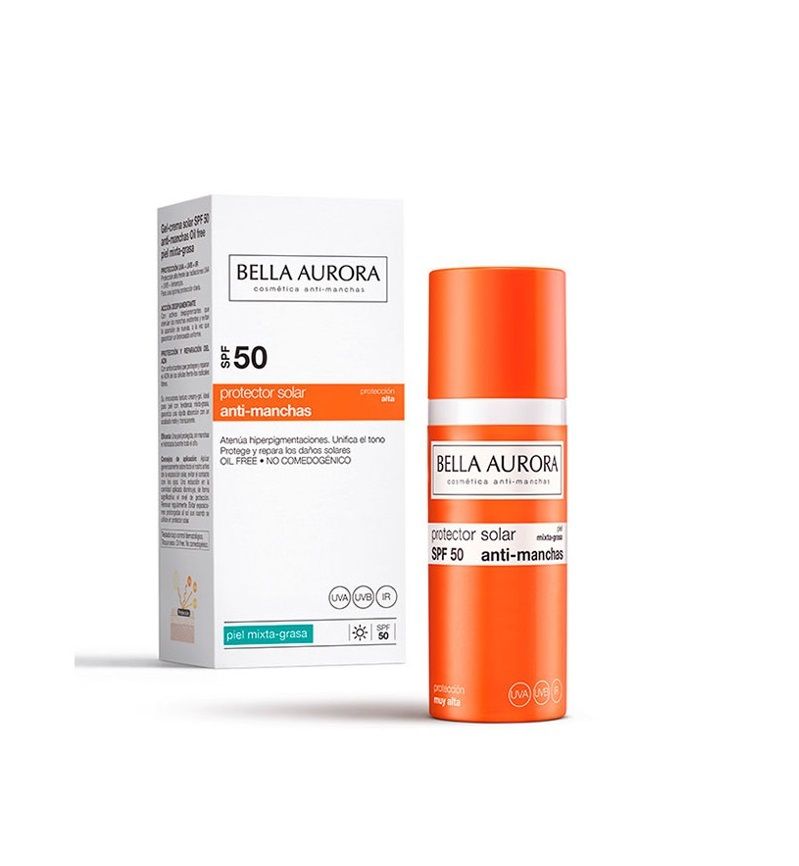Protector solar anti-manchas SPF50 Piel mixta-grasa 50ml.