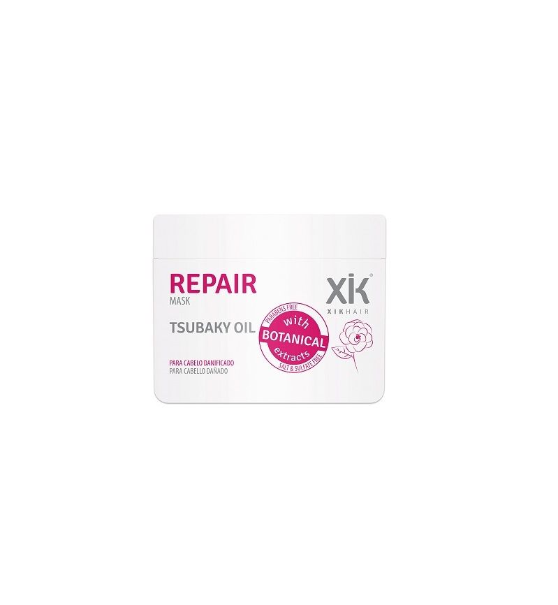 XIK REPAIR Mascarilla Reparadora con aceite de Tsubaky (Camelia) 500ml.